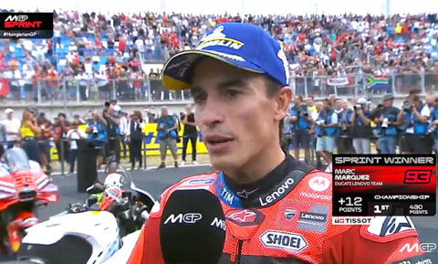 MotoGP Hongrie Sprint : Marc Marquez (Ducati/1) "A chaud"