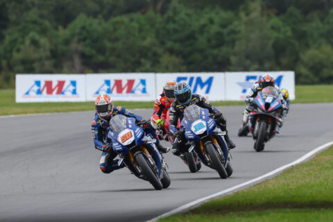 MotoAmerica, New Jersey, Course 1 : Fond prend une option sur le titre