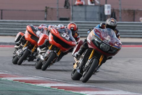 MotoAmerica Baggers, Austin : Double podium pour Baz, Wyman couronné !