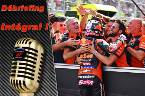 MotoGP Barcelone J3 Débriefing Enea Bastianini (KTM/3) : « Maintenant c’est cool, mais de l’intérieur, j’étais… disons effrayé », etc. (Intégralité)