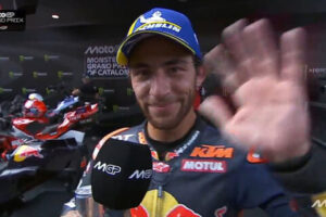 MotoGP Barcelone Catalogne Course : Enea Bastianini (KTM/3) "A chaud"