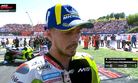 MotoGP Catalogne Sprint : Fabio di Giannantonio (Ducati/3) "A chaud"