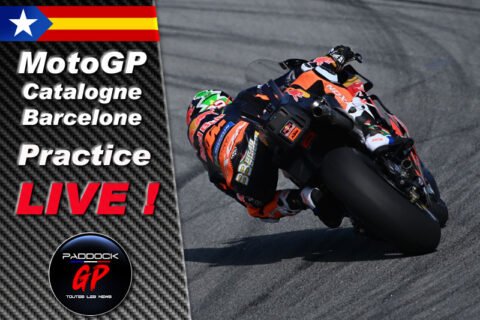 MotoGP Barcelone Catalogne Practice LIVE : KTM annonce la couleur. Orange !