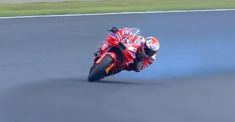 MotoGP, Indonésie, Marco Bezzecchi revient sur la Ducati fumante de Bagnaia au Japon : "c’était très étrange et surprenant en termes de sécurité"