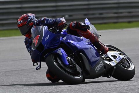 MotoGP Malaisie J1 : Augusto Fernandez (Yamaha/23) et son châssis sandwich...