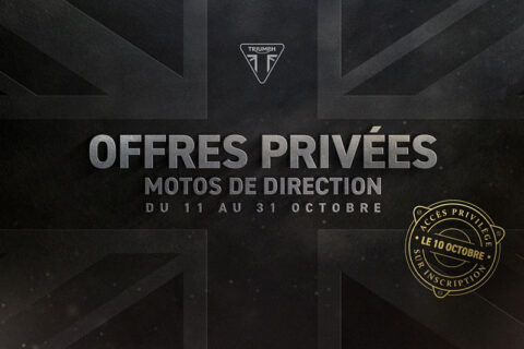 Street : Triumph lance ses ventes privées de véhicules de direction