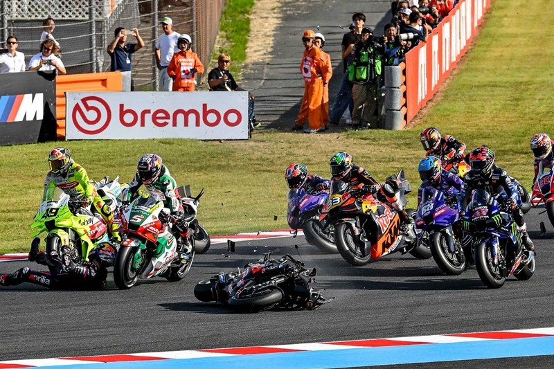 Jorge Martin crash Japon