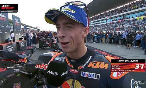 MotoGP, Portugal, Sprint : Pedro Acosta (KTM/2) "À chaud"