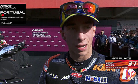 MotoGP, Portugal, Course : Pedro Acosta (KTM/3) "À chaud"