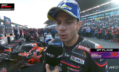 MotoGP, Portugal, Sprint : Marco Bezzecchi (Aprilia/3) "À chaud"