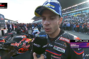 MotoGP, Portugal, Sprint : Marco Bezzecchi (Aprilia/3) "À chaud"