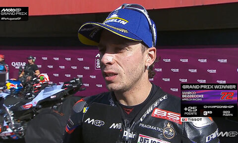 MotoGP, Portugal, Course : Marco Bezzecchi (Aprilia/1) "À chaud"