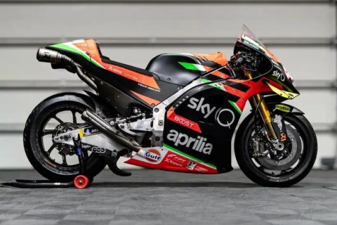 De la grille de d&eacute;part du MotoGP &agrave; votre garage : Aleix Espargar&oacute; met en vente aux ench&egrave;res son Aprilia RS-GP 2020