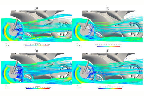 Technique MotoGP : La simulation informatique des Downwash Ducts confirme l'appui g&eacute;n&eacute;r&eacute; !