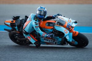 MotoGP, Tha&iuml;lande J1, Ai Ogura (Aprilia/9) : Il chute mais sauve les meubles