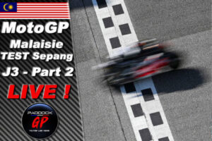 MotoGP, Test SEPANG J3 - Partie 2, LIVE :