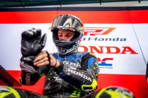 MotoGP, Test Sepang J1, Diogo Moreira (Honda/19) : Une chute handicapante...
