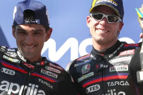 MotoGP &ndash; quelle ambiance chez Aprilia ? : Bezzecchi et Martin &ldquo;unis&rdquo; aujourd&rsquo;hui &hellip; pour mieux s&rsquo;affronter demain ?
