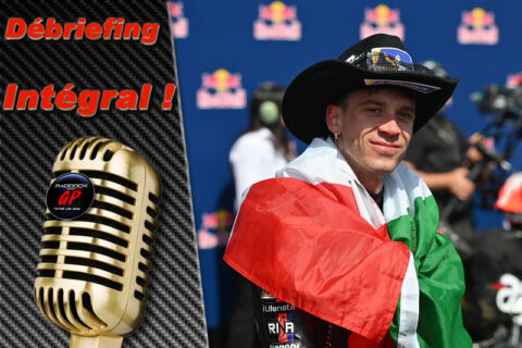 MotoGP Austin J3, D&eacute;briefing Marco Bezzecchi (Aprilia/1) : "Je pense qu&rsquo;hier vous avez vu ma limite (rires) !", etc. (Int&eacute;gralit&eacute;)