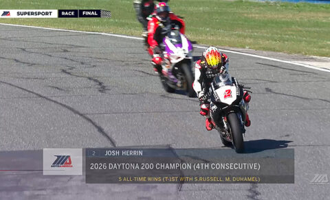 Daytona 200 2026 : Josh Herrin, ne jamais se dire que c'est perdu !