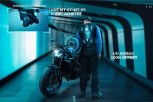 Street : Un airbag Ixon offert pour l'achat d'une Yamaha MT‑07 Y‑AMT ou MT‑09 Y‑AMT !