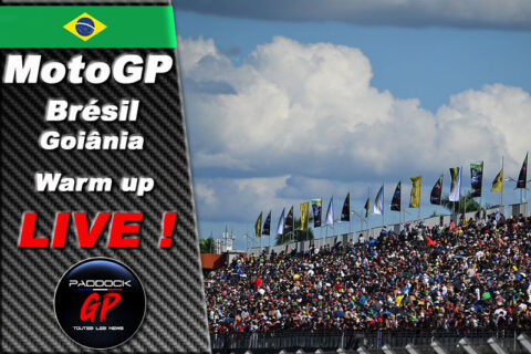 MotoGP, Br&eacute;sil, Warm up LIVE :