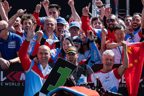 Supersport, Interview Valentin Debise, apr&egrave;s ses victoires sur la ZXMOTO 820 RR au Portugal ! (1/3)