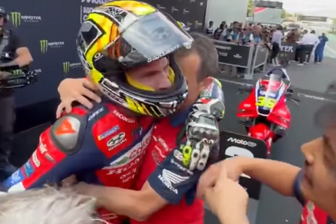 MotoGP, Catalogne J3, Joan Mir (Honda/2) lucide sur son podium : "On ne peut pas le viser &agrave; chaque course en pilotant comme &ccedil;a"