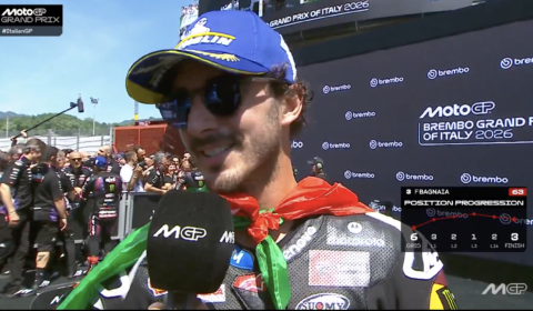 MotoGP, Italie, Mugello, GP : Francesco Bagnaia (Ducati/3) "&Agrave; chaud"