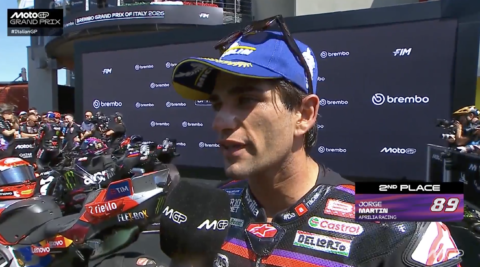 MotoGP, Italie, Mugello, GP : Jorge Martin (Aprilia/2) "&Agrave; chaud"