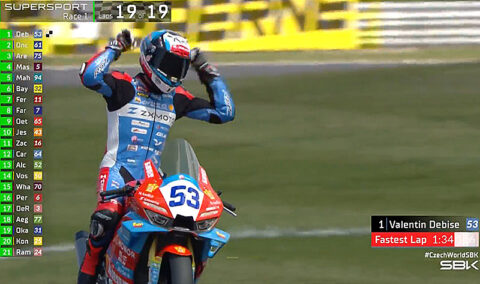 Supersport, Most J2 : Valentin Debise et la ZXMOTO, un couple parfait !