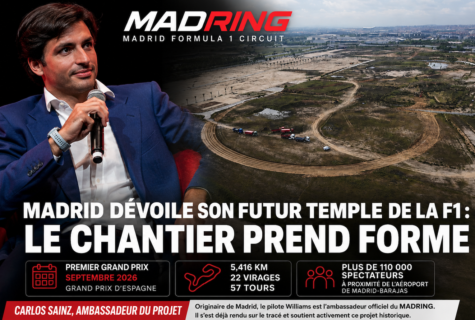 F1 : Carlos Sainz inaugure le MADRING : le futur circuit de la F1 prend forme &agrave; Madrid