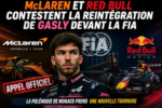 F1 - Coup de théâtre à Monaco : McLaren et Red Bull contre-attaquent dans l'affaire Gasly