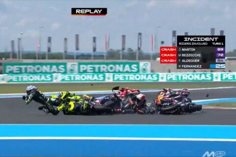 Aprilia Crash