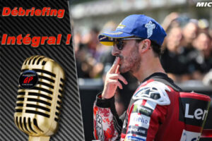MotoGP Brno J3, Débriefing Francesco Bagnaia (Ducati/3) : "Nous nous rapprochons", etc. (Intégralité)