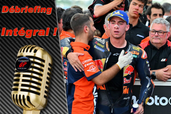MotoGP Hongrie J3, D&eacute;briefing Pedro Acosta (KTM/2) : "Il y a eu quelques contacts, mais toujours dans les limites du r&egrave;glement", etc. (Int&eacute;gralit&eacute;)
