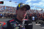 MotoGP, Hongrie, Sprint : Marco Bezzecchi (Aprilia/3) "&Agrave; chaud"