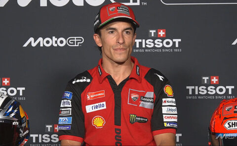 MotoGP Assen J0, D&eacute;briefing Marc Marquez : "c'est l'un des derniers circuits o&ugrave; je vais souffrir", etc.