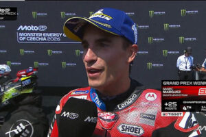 MotoGP, Brno, Grand Prix : Marc Marquez (Ducati/1) "À chaud"