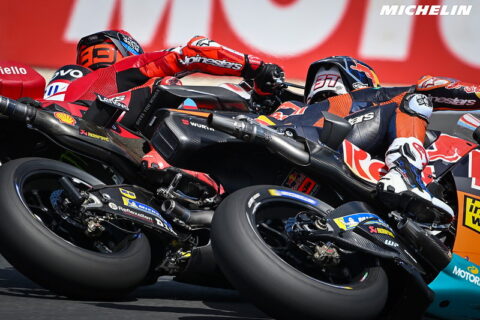 M&eacute;t&eacute;o variable, performances constantes en Hongrie : les pneumatiques Michelin Power Slick brillent au Balaton Park pour la seconde ann&eacute;e cons&eacute;cutive du MotoGP