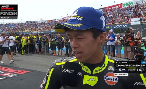 MotoGP, Assen, Sprint : Ai Ogura (Aprilia/2) "&Agrave; chaud"