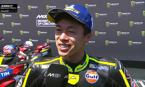MotoGP, Brno, Grand Prix : Ai Ogura (Aprilia/2) "&Agrave; chaud"