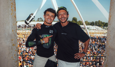 F1 - Lando Norris et Valentino Rossi r&eacute;unis &agrave; Goodwood : la MCL60 fait rena&icirc;tre la magie McLaren