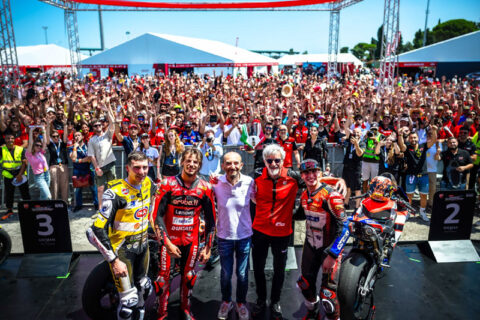 Nicol&ograve; Bulega remporte la Lenovo Race of Champions lors de la World Ducati Week 2026 (CP)