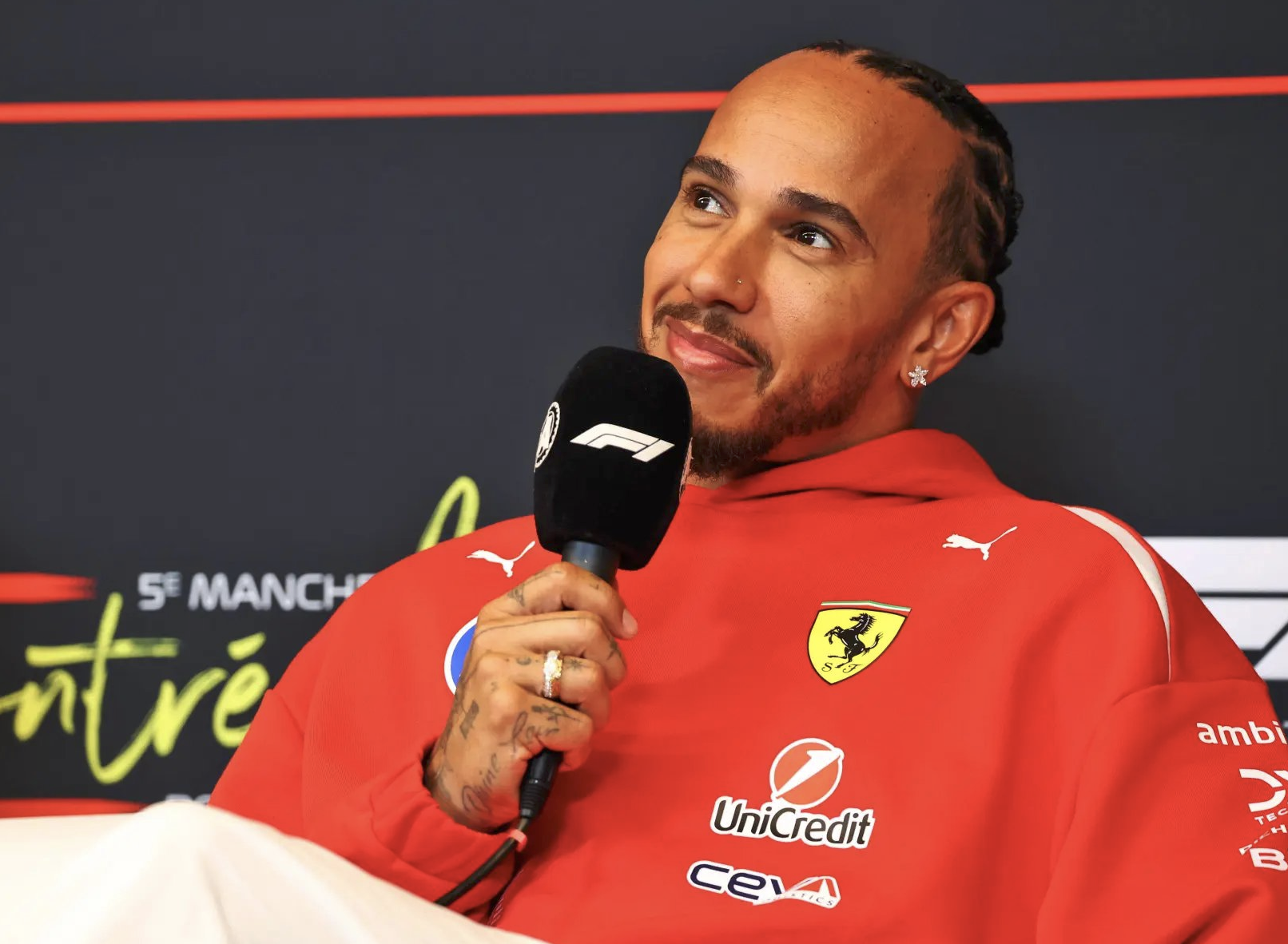Lewis Hamilton e la Ferrari in pista, con nuove tecnologie e miglioramenti nella performance del pilota