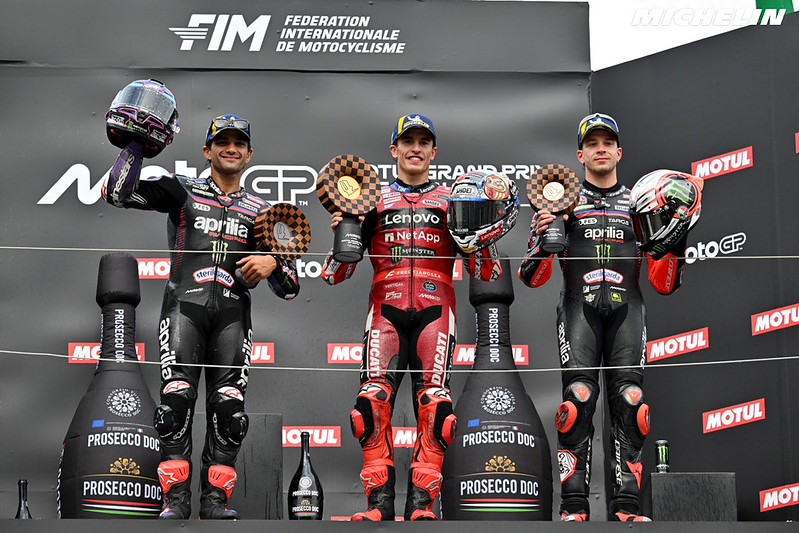 Marquez Martin Bezzecchi MotoGP