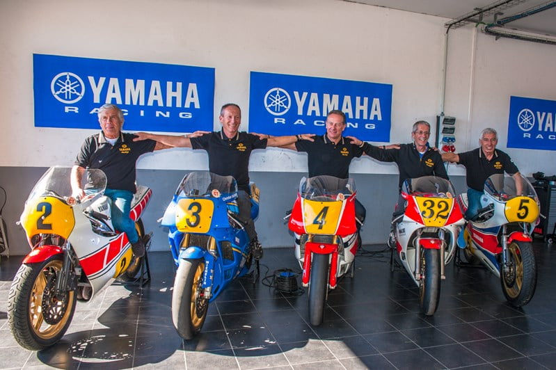 Yamaha Historic Racing Team at the Sunday Ride Classic