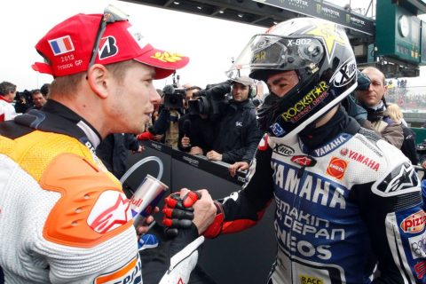 [Brief] Jorge Lorenzo welcomed by Casey Stoner