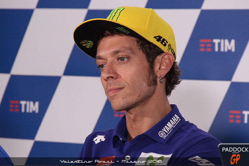 Misano, Conférence de presse, Rossi: "Je n'aime pas l'idée de retirer les numéros"