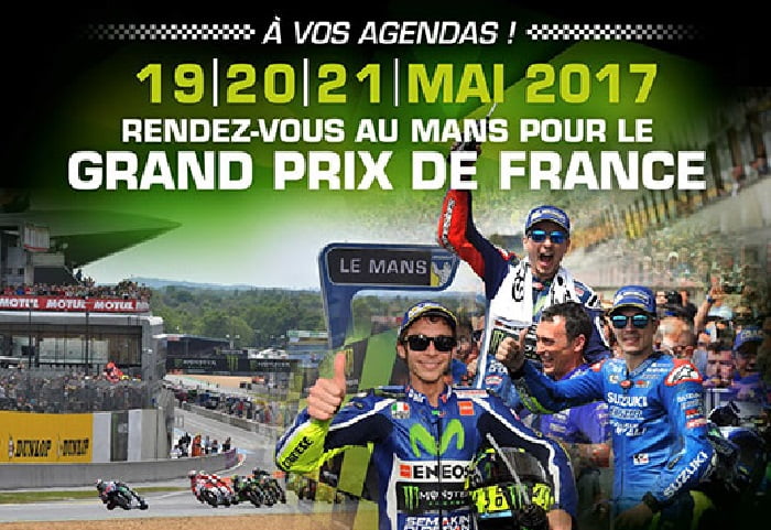 France, MotoGP : Les dates du Grand Prix 2017 !